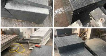 茂名 芝麻黑地铺石材