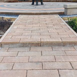 茂名仿古石铺装效果