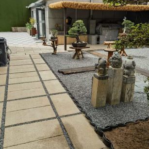 茂名仿古石铺装效果