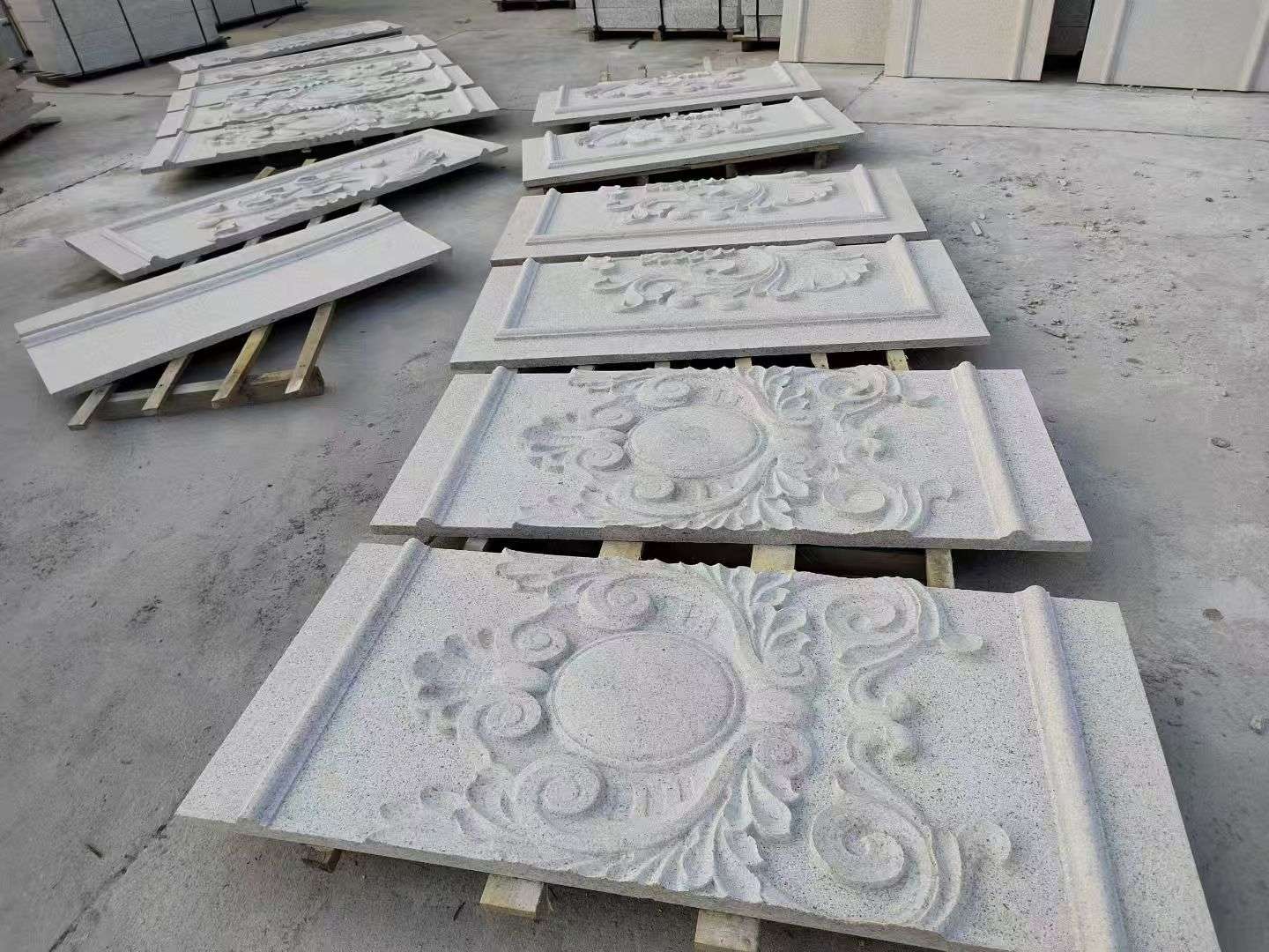 茂名 芝麻白干挂雕花板