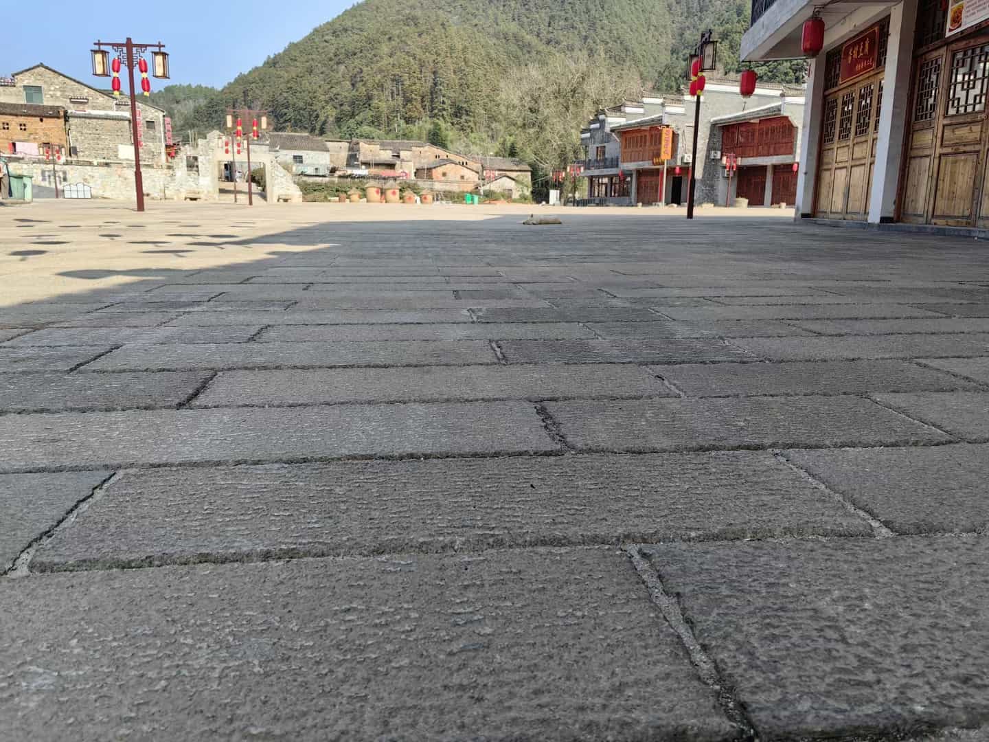 茂名仿古石铺装效果