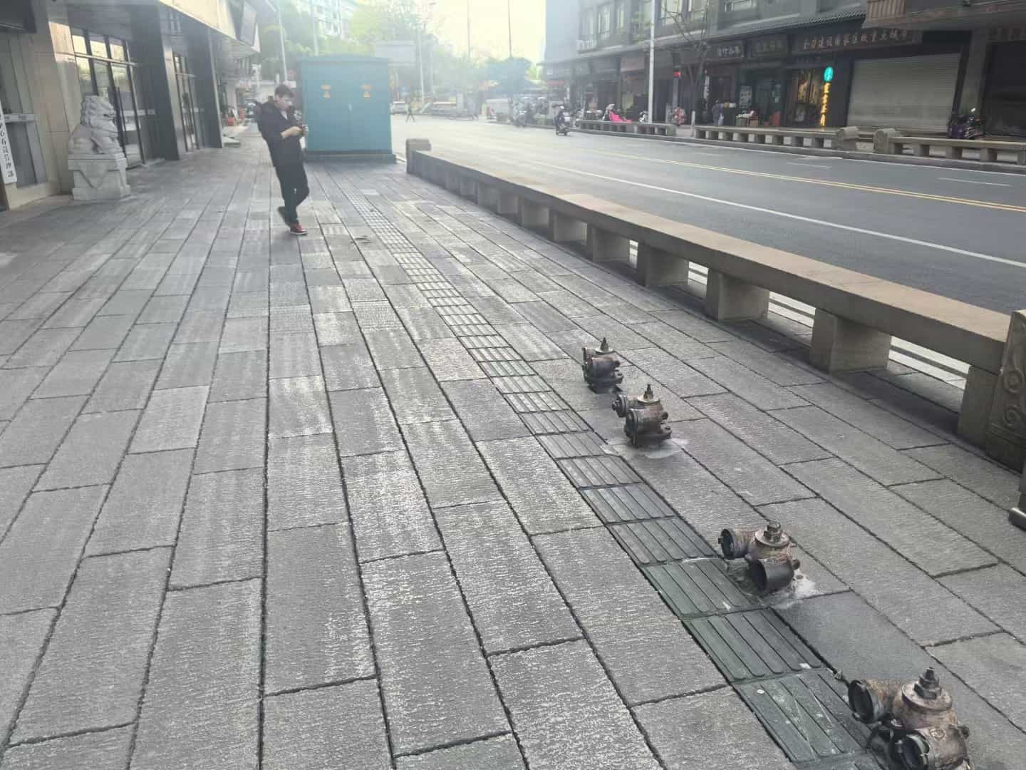 茂名仿古石铺装效果