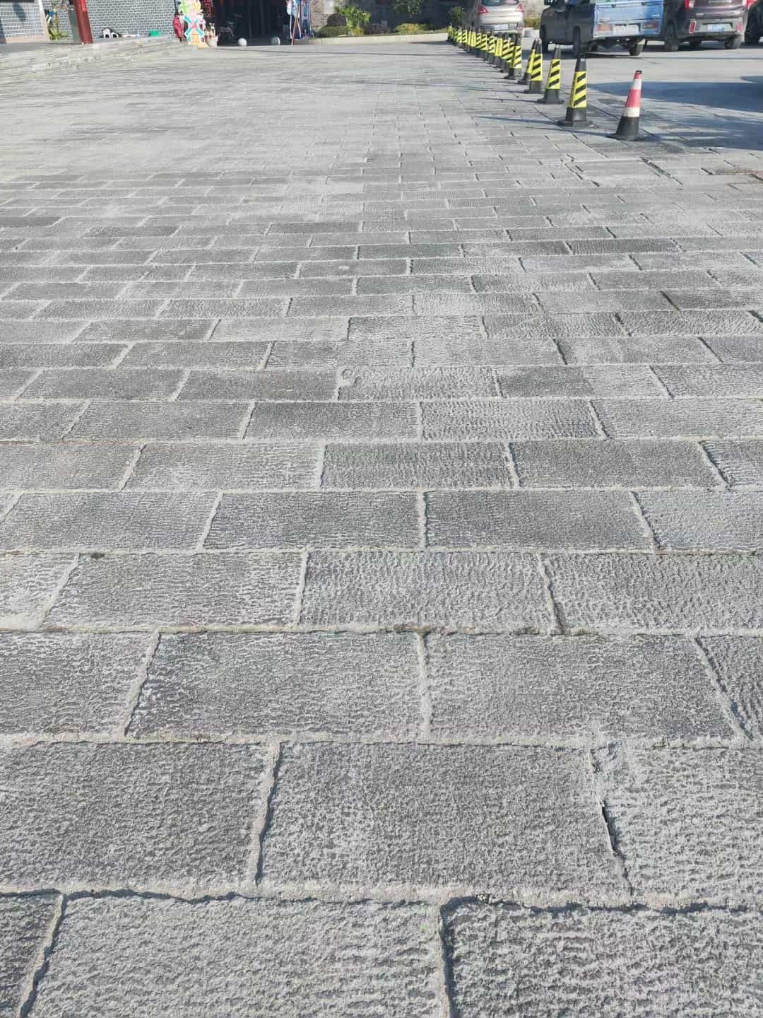 茂名仿古石铺装效果