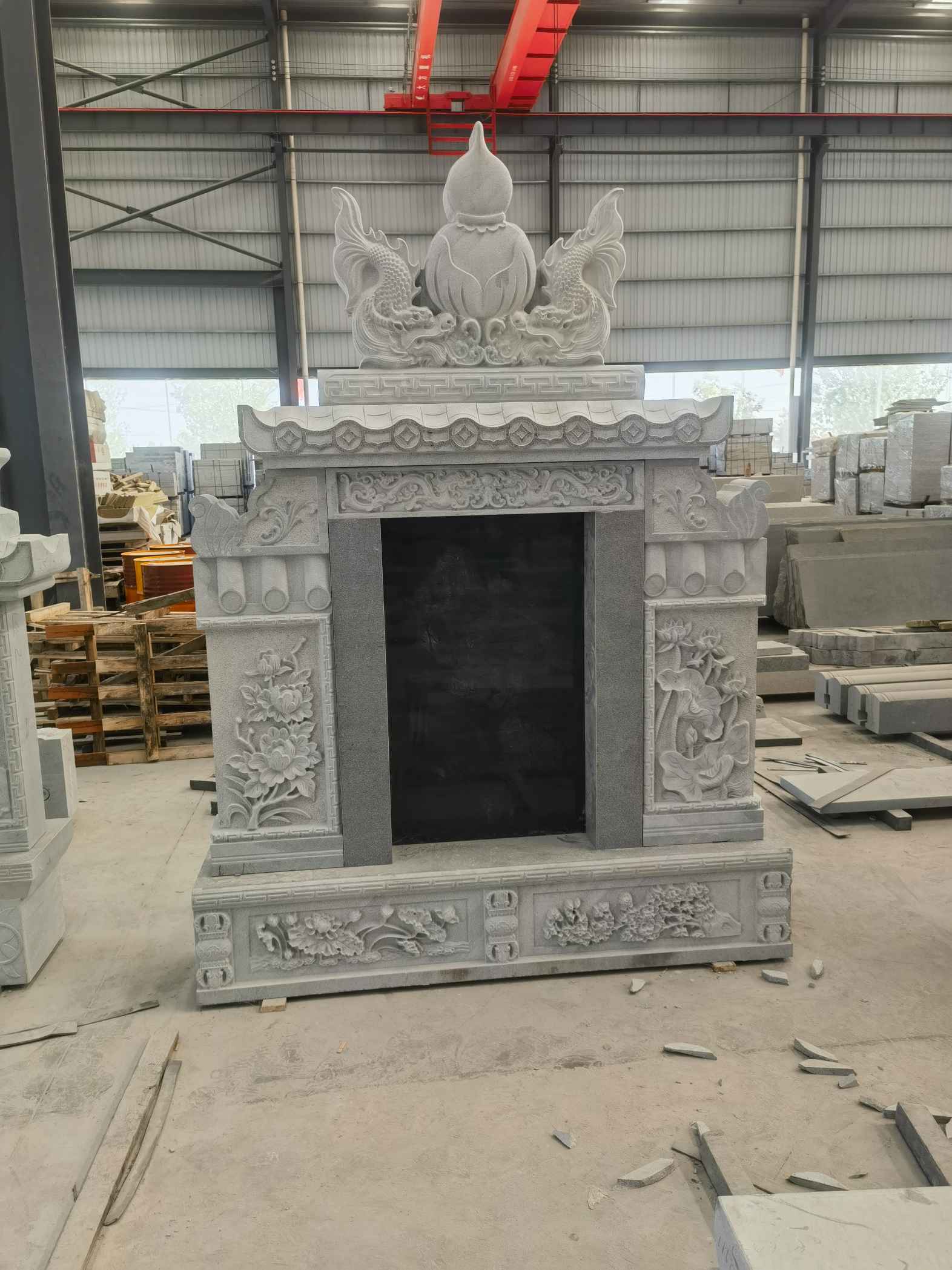 茂名 芝麻灰高档墓碑、土墓，一套也支持定做