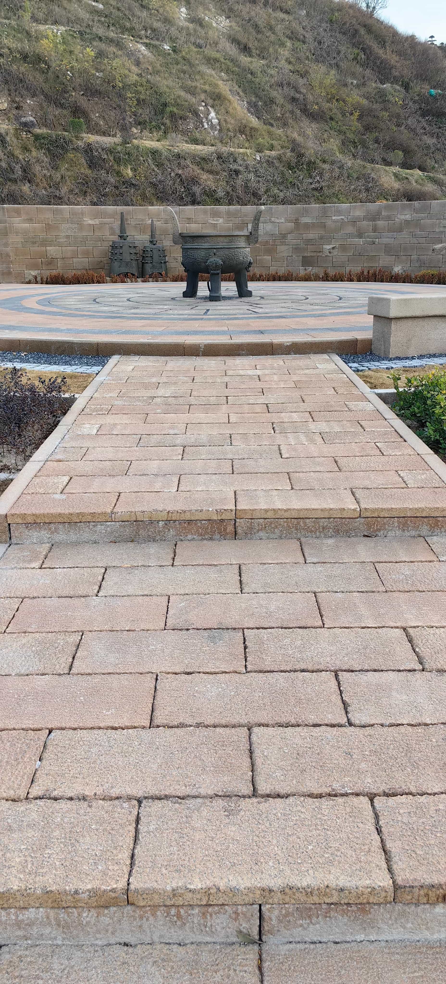 茂名仿古石铺装效果