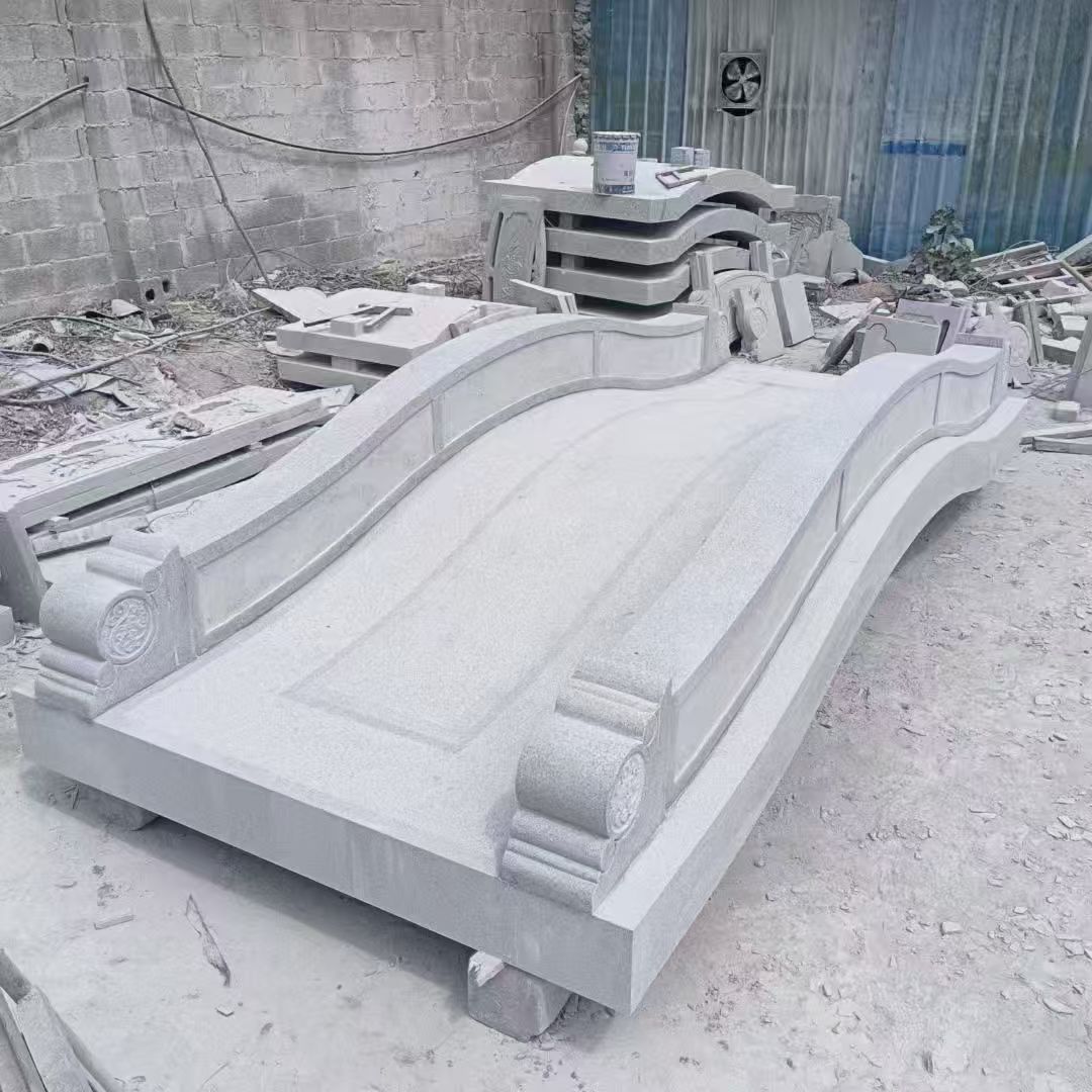 茂名 芝麻灰花岗岩园林景观 小石桥