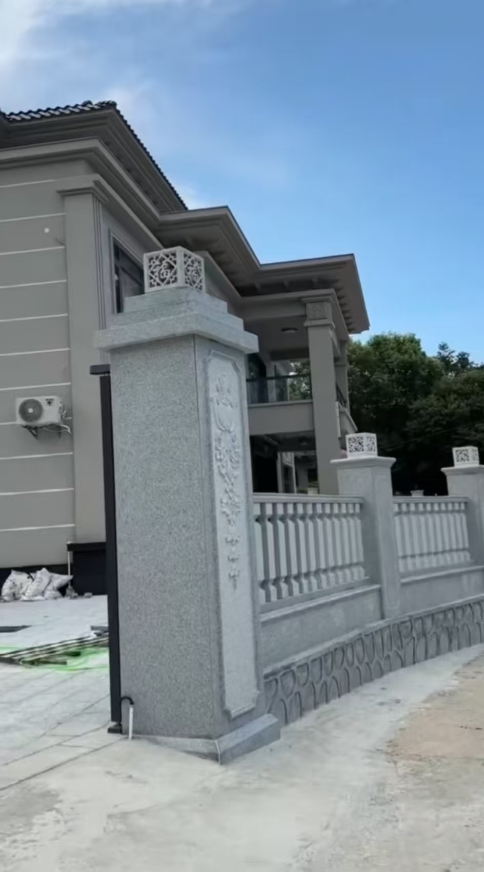 茂名 芝麻白别墅围墙栏杆，私人订制