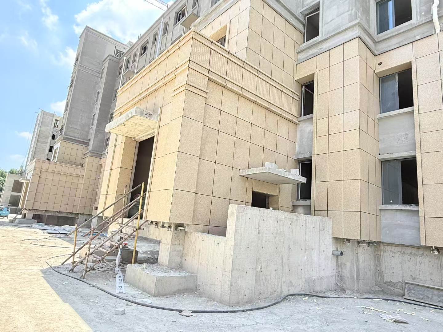 茂名 黄金麻干挂，工地实拍